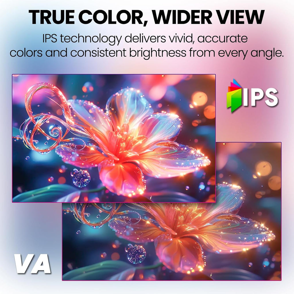 CRUA 27' 4K Monitor, UHD 3840x2160P 60Hz IPS Panel Computer Monitor with Built-in Speakers, Supports AMD FreeSync, USB Type-c, 98% DCI-P3, Height Adjustable, HDMI 2.0 & DP 1.2, Wall Mountable-Silver