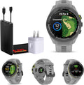 Garmin Approach S70 42MM GPS Golf Fitness Tracker Premium Smartwatch for Men, Lightweight 1.2' Touchscreen AMOLED Display and 42000 Preloaded Courses -Gray- Garmin Watches for Men