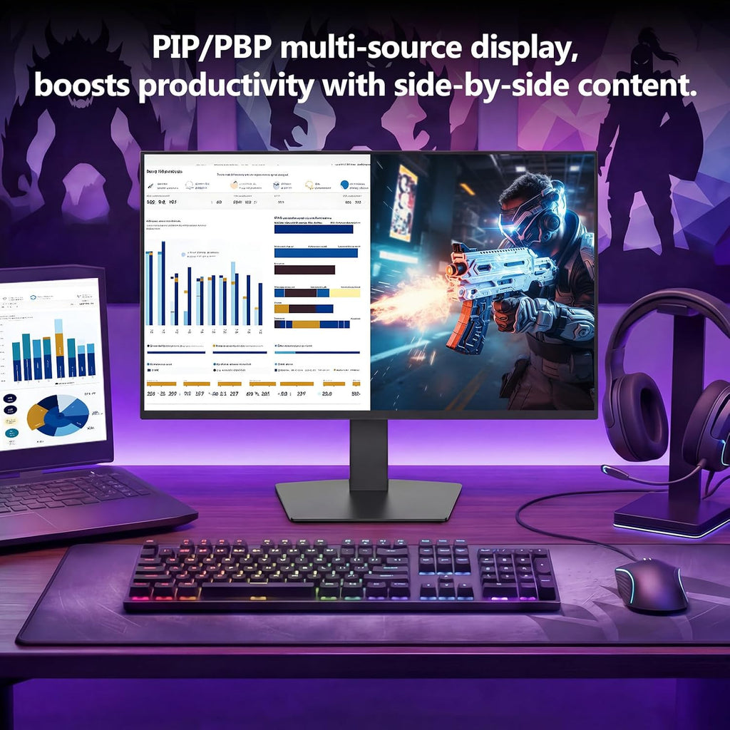 Z-Edge 27 inch OLED Gaming Monitor, 2K QHD 240Hz Monitor, 0.03ms GTG Computer Monitor, 1500000:1 Contrast Ratio, 120% sRGB, 1.07B Colors, X27 Frameless Bezel, Height Adjustable, DPx2, HDMI x2