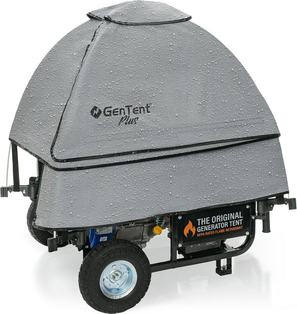 GenTent Open Frame Running Cover - Universal Adapter Kit Generator Tent (Slate, Original - Plus)