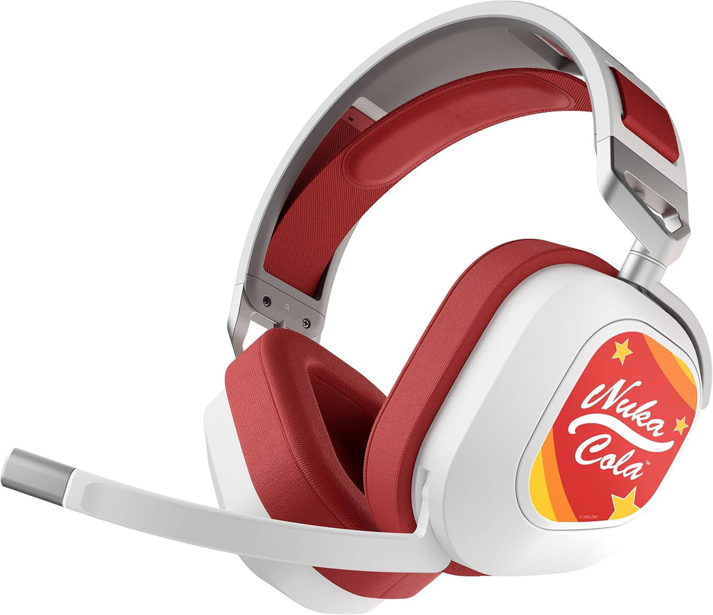 Corsair HS80 RGB Wireless Fallout Nuka-Cola Edition Multiplatform Gaming Headset – Dolby Atmos, Lightweight, Broadcast Quality Microphone – PC, Mac, PS5, PS4