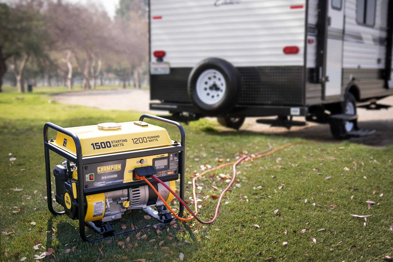 Champion Power Equipment 1500-Watt Portable Generator with CO Shield