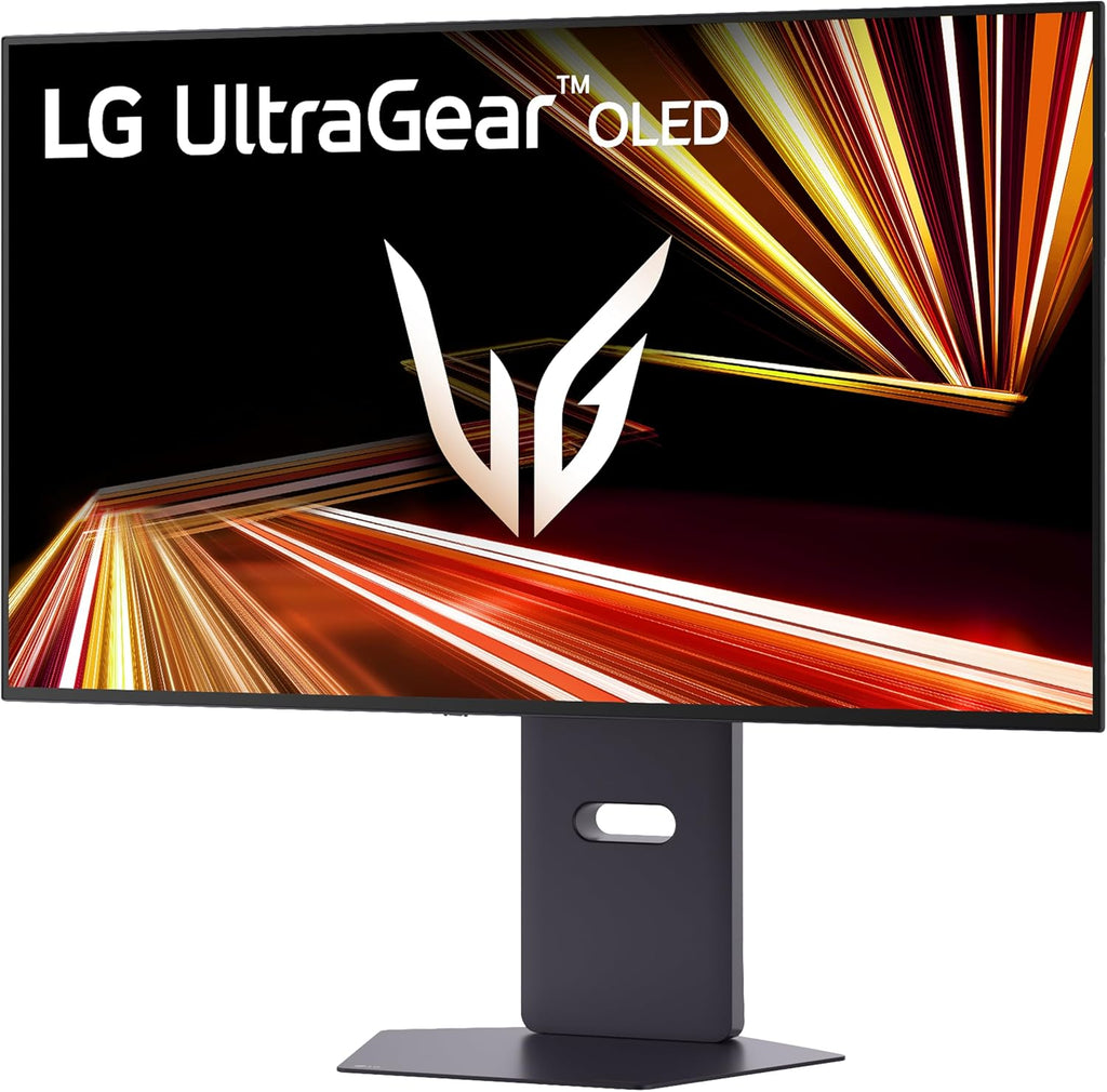 LG 32GX850A-B 32' UltraGear 4K UHD (3840 x 2160) Glossy OLED Gaming Monitor, Dual-Mode 165Hz/330Hz, 0.03ms, G-SYNC, FreeSync Premium Pro, TrueBlack 400, HDMI, DP, Tilt/Height/Swivel/Pivot Stand, Black