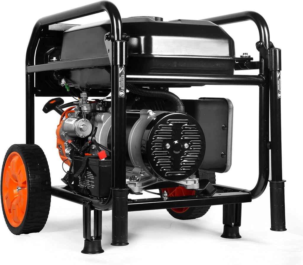 WEN 5600-Watt Portable Generator, Electric Start, 224cc, Transfer-Switch and RV-Ready with CO Shutdown Sensor (GN5602X)