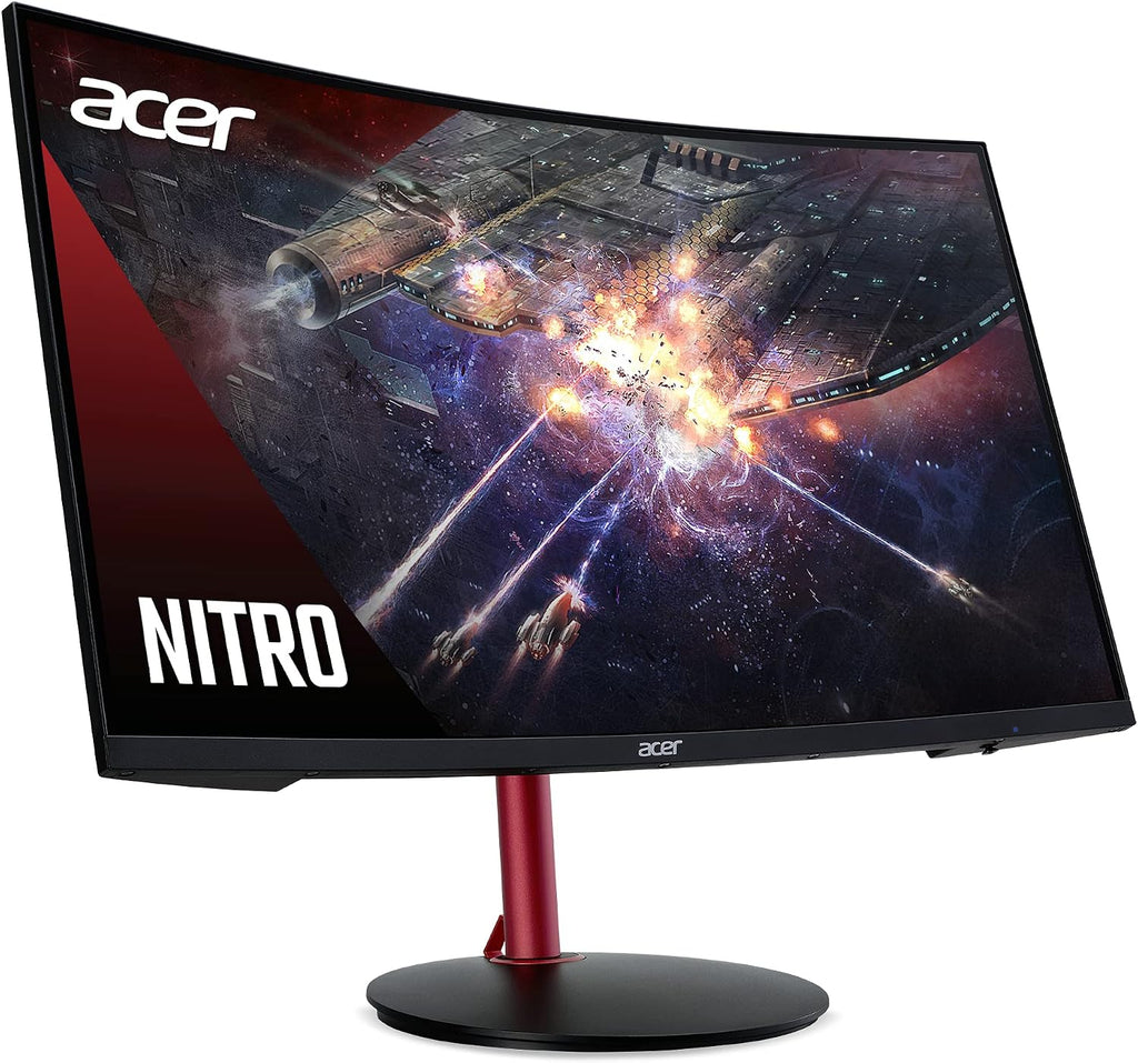 acer Nitro XZ272U Pbmiiphx 27' 1500R Curved Zero-Frame WQHD (2560 x 1440) Gaming Monitor | AMD FreeSync | Up to 165Hz | 4ms (G to G) | HDR 400 | 95% sRGB (1 x Display Port & 2 x HDMI 2.0 Ports)