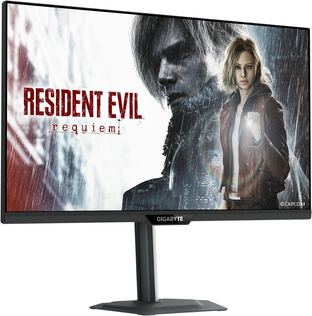 GIGABYTE - M27UP - 27' SS IPS Gaming Monitor - UHD 3840x2160-160Hz - 1ms GTG - AMD FreeSync Premium, G-SYNC Compatible - Dual Mode - Type C KVM - HDMI, DP, Type-C - Height and Tilt Adjustable -Black