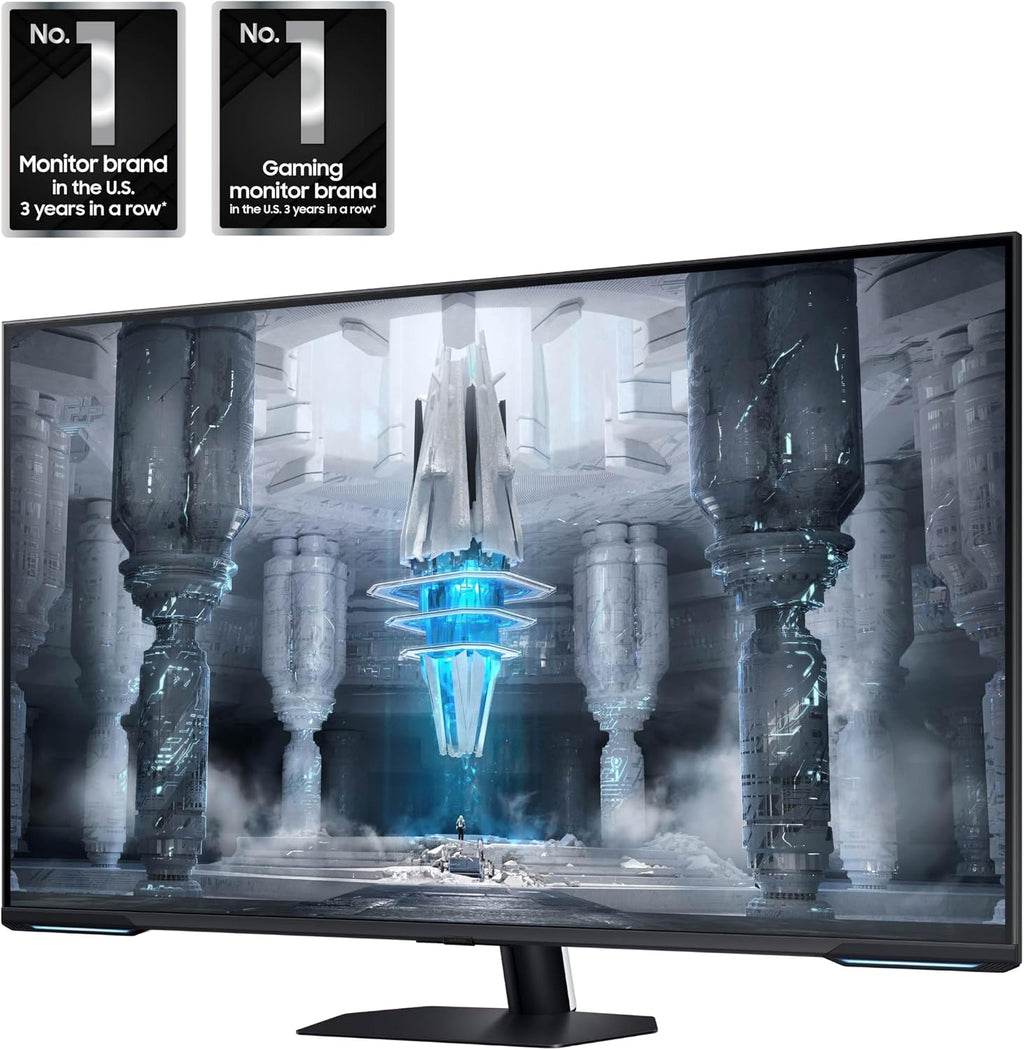 SAMSUNG 43' Odyssey Neo G7 Series 4K UHD Smart Gaming Monitor, 144Hz, 1ms, VESA Display HDR600, Quantum Matrix Technology, AMD FreeSync Premium Pro, LS43CG702NNXZA, Black