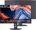 LG 32' Curved Monitor, QHD 1440p VA Panel, 180Hz, 1ms GtG, 1000R Deep Curvature, AMD FreeSync Compatible, HDR10, sRGB 99% Color, HDMI x2, DisplayPort x1, Height Tilt Swivel Adjustable Stand