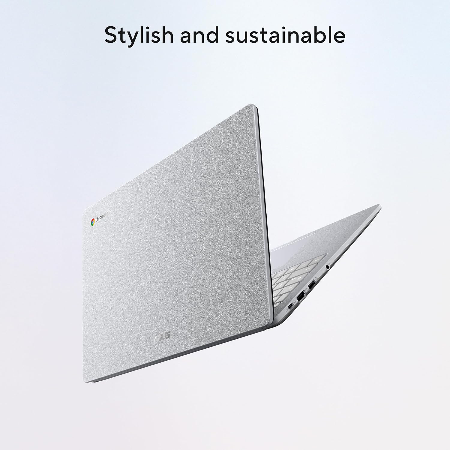 ASUS Chromebook CX15 Laptop, 15.6' FHD Anti-Glare Display, Intel Celeron N4500 Processor, 128GB Storage, 8GB RAM, ChromeOS, Pure Grey, CX1505CKA-AS88F-PG