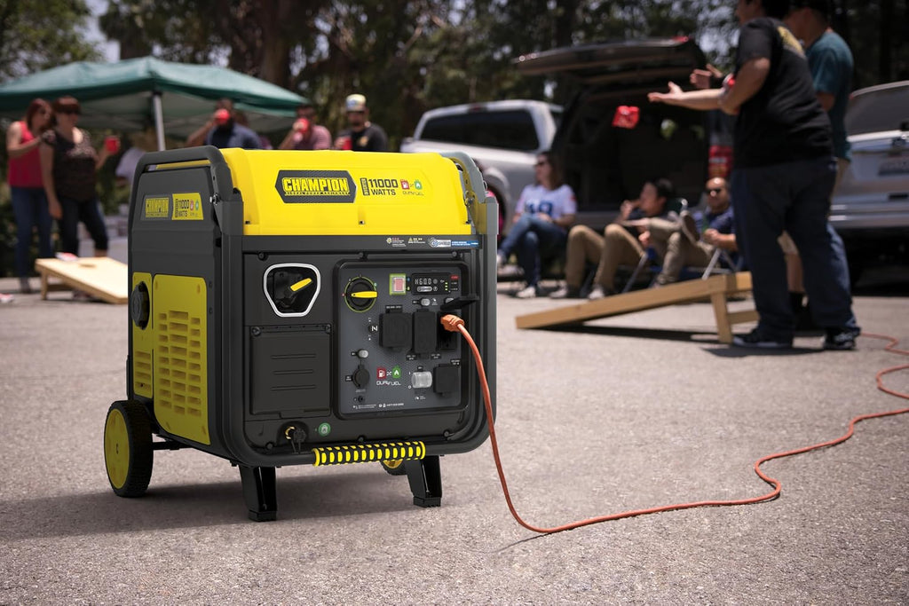 Champion Power Equipment 11,000-Watt Electric Start Dual Fuel Home Backup Portable Inverter Generator with Quiet Technology and CO Shield