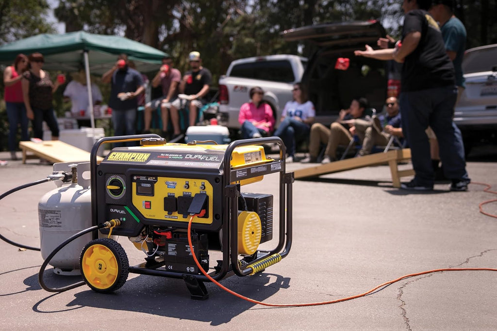 Champion Power Equipment 4750-Watt Electric Start Dual Fuel RV Ready Portable Generator with CO Shield, CARB Compliant