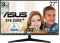 ASUS 27' 4K Eye Care Monitor (VY27UQ) - UHD (3840 x 2160), IPS, HDR10, Adaptive Sync, Eye Care Plus, Display Port, HDMI, Speaker, DisplayWidget, Blue Light Filter, Flicker Free, 3yr Warranty
