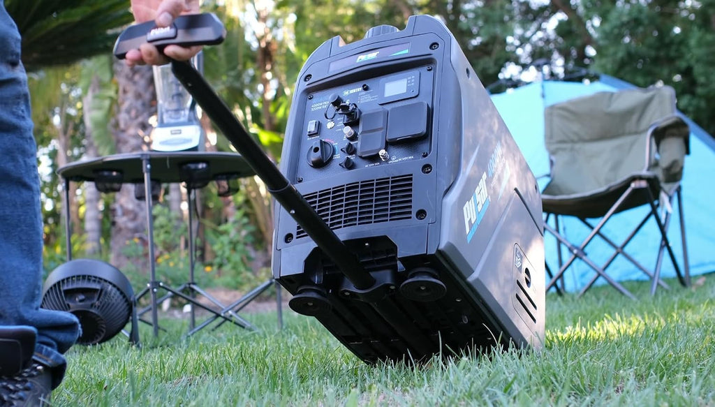 Pulsar Products GX400BN, 4000W Portable Ultra-Quiet Dual Fuel & Parallel Capability, RV-Ready, Handle & Wheels, with CO