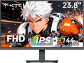 KTC H24B9S 24 Inch Computer Monitor, FHD 144Hz Gaming Office Monitor with IPS Panel, Adaptive Sync, 1500:1 Contrast, 116% sRGB, HDMI Display Port, Tiltable, Eye Care Screen for Work Gamer, Black