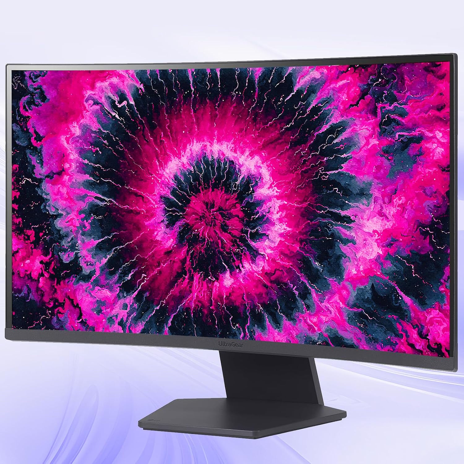 LG 27 Inch QHD Gaming Monitor, Ultragear Curved Display, 180Hz, 1ms, 1000R, AMD FreeSync, HDR10, 99% sRGB, Black Stabilizer, DAS Crosshair FPS Counter, HDMI x2, DisplayPort, Borderless Design, Black