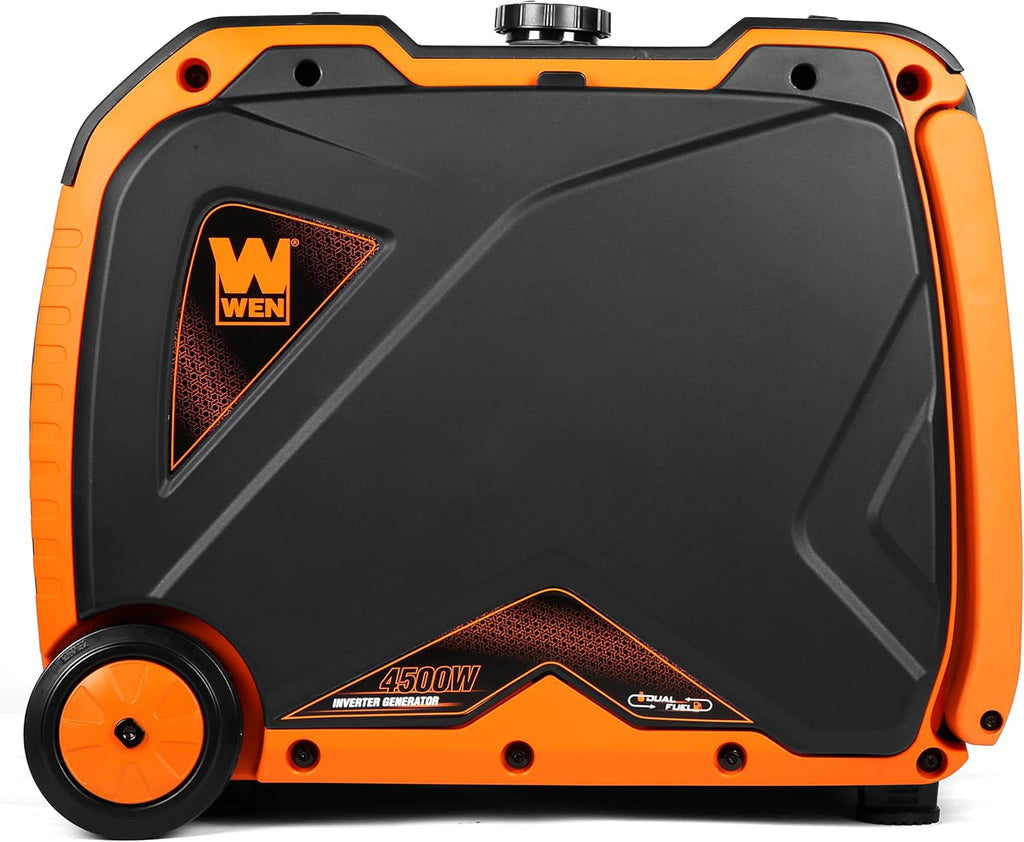 WEN DF450i Super Quiet 4500-Watt Dual RV-Ready Portable Inverter Generator with Fuel Shut-Off