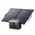 Anker SOLIX C1000 Portable Power Station with 200W Bifacial Solar Panel, 1,800W Solar Generator, 1,056wh LFP (LiFePO4) Battery, 6 AC Outlets, Up to 2,400W for Home, Power Outages, and Outdoor Camping