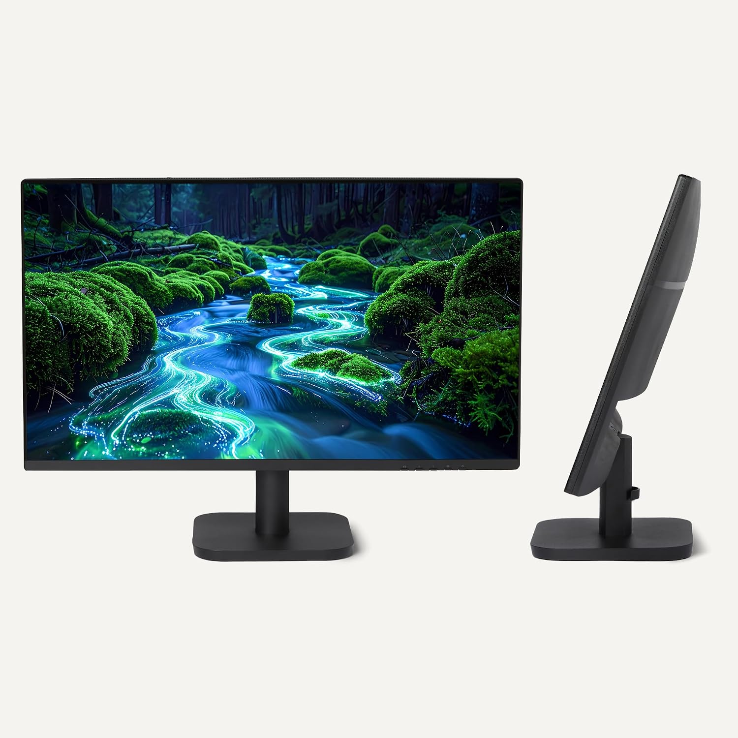 Amazon Basics 27-inch Computer Monitor, 120 Hz, 1080P, IPS, HDMI, DisplayPort, VESA Compatible for Office, Home
