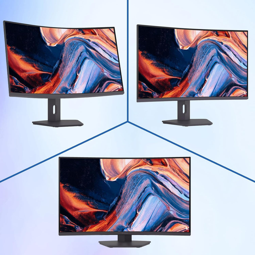 LG 32' Curved Monitor, QHD 1440p VA Panel, 180Hz, 1ms GtG, 1000R Deep Curvature, AMD FreeSync Compatible, HDR10, sRGB 99% Color, HDMI x2, DisplayPort x1, Height Tilt Swivel Adjustable Stand