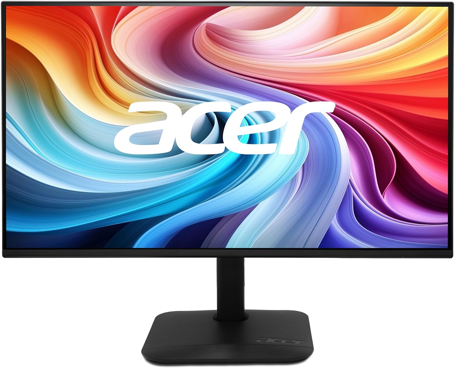 acer KB272 P6bi 27' IPS Full HD (1920 x 1080) Zero-Frame Gaming Office Monitor | AMD FreeSync Technology | Up to 144Hz Refresh | 1ms (VRB) | Low Blue Light | Tilt | HDMI & VGA Ports