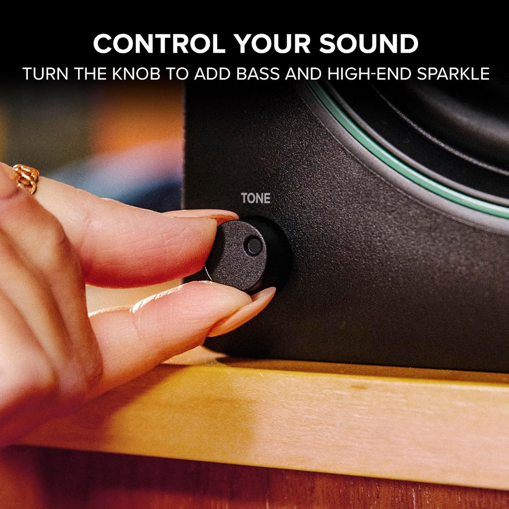 Mackie CR4.5BT 4.5' Creative Reference Powered Studio Monitors with Bluetooth, Tone Knob and Location Switch — Active Speakers for Music Production, Desktop Computer, Gaming, HiFi Listening