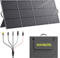 MARBERO 200W Portable Solar Panel for Power Station IP68 Waterproof 200 Watt Foldable Solar Charger >23% High Efficiency Compatible with Solar Generator for Camping RV Outdoor Cloudy