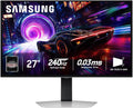 SAMSUNG 27-inch Odyssey QD-OLED G8 (G81SF), 4K, 240Hz, Gaming Monitor, 0.03ms Response Time, DisplayHDR True Black 400, AMD FreeSync™ Premium Pro, Ergonomic Stand, LS27FG810SNXZA, 2025