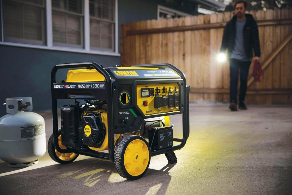 Champion Power Equipment 11,500-Watt Electric Start Dual Fuel Home Backup Portable Generator with CO Shield
