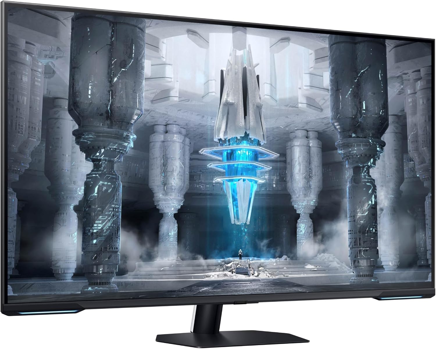 SAMSUNG 43' Odyssey Neo G7 Series 4K UHD Smart Gaming Monitor, 144Hz, 1ms, VESA Display HDR600, Quantum Matrix Technology, AMD FreeSync Premium Pro, LS43CG702NNXZA, Black