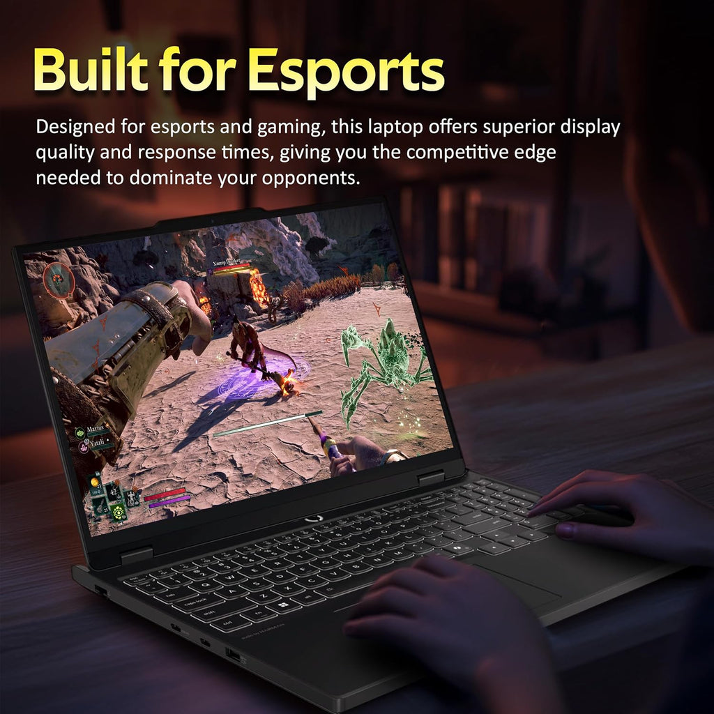 Lenovo Legion 15.1' WQXGA 165Hz Gaming Laptop, Intel Ultra 7 255HX, GeForce RTX 5060 8GB GDDR7, 16GB DDR5, 1.5TB Storage (512GB SSD+1TB Docking Station), RGB Backlit Keyboard, Wi-Fi 7, Win 11, Black