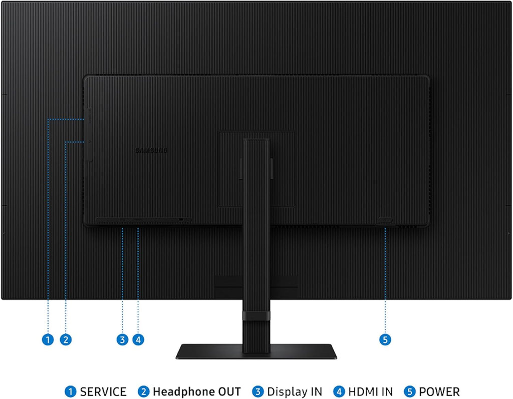 Samsung LS37D700EANXZA 37 Inch ViewFinity 4K UHD HDR10 High Resolution Monitor with 2 Year Amber Protection Plan (2025)