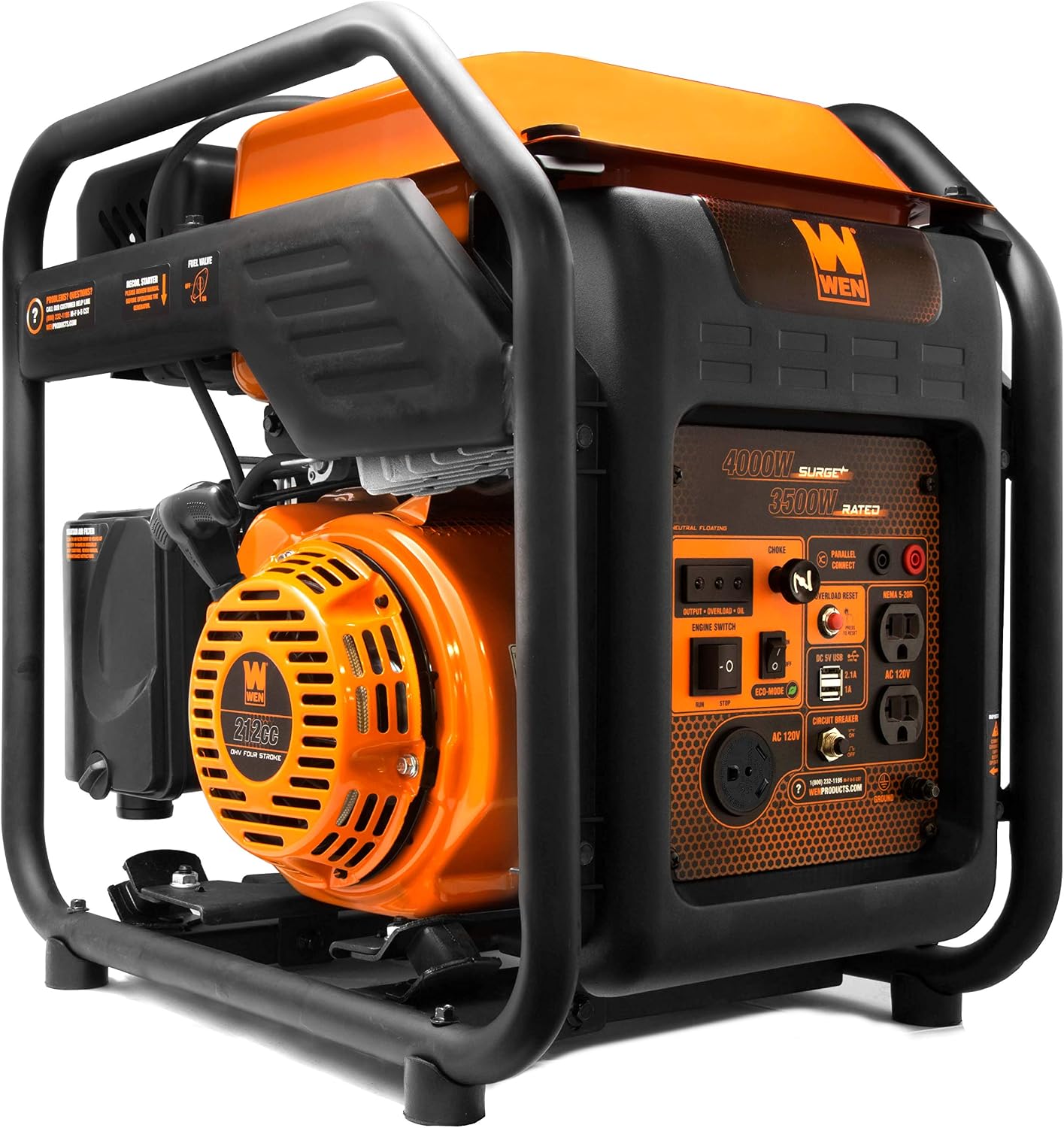 WEN RV-Ready 4000-Watt Open Frame Inverter Generator (GN400iM)