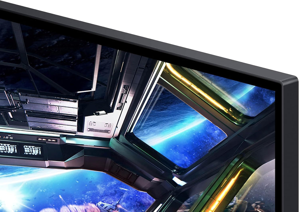 Samsung 32' Odyssey G7 (G70D) 4K UHD IPS 144Hz 1ms(GtG) Smart Gaming Monitor, G-Sync Compatible, AMD Freesync Premium, Vivid Colors, Adjustable Stand, Black Equalizer, LS32DG702ENXZA