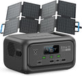 BLUETTI Solar Generator Elite 10 with 60W Solar Panel Included (Ship Separately), 128Wh Mini Power Station with 200W AC Outlet, Palm-Size Portable Power for Camping, Outages, and UPS Backup