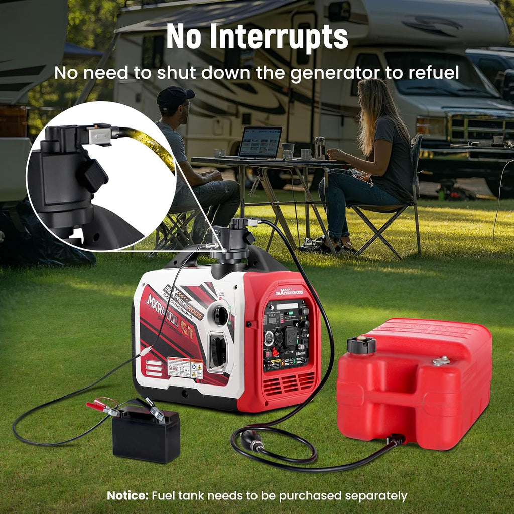 maXpeedingrods 12V DC Gasoline Electric Fuel Pump, with Auto Fuel Sensor, Automatic Fuel Pump, Extended Running Time for Generator