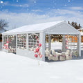 GARTOO 13' x 26' Heavy Duty Party Tent - Event Shelter Canopy Outdoor Wedding Gazebo with 4 Sand Bags for Wedding, Birthday Party, Outdoor Event