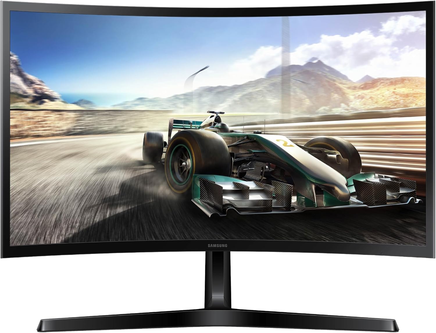Samsung 24' Essential S3 (S36GD) Series FHD 1800R Curved Computer Monitor, 100Hz, Game Mode, Advanced Eye Comfort, HDMI and D-sub Ports, LS24D366GANXZA