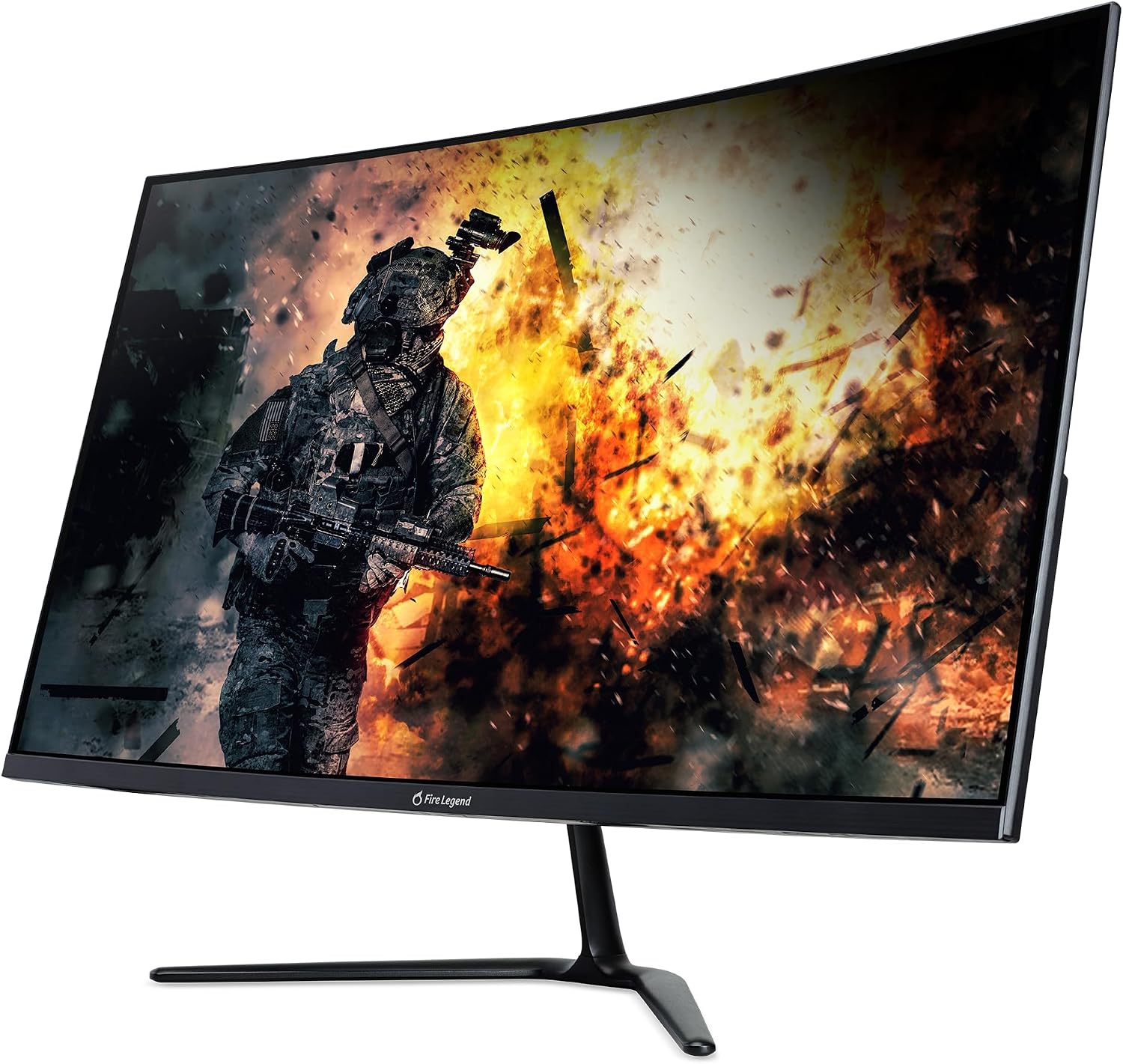 AOPEN by Acer 32HC5QR S3biipx 31.5' Full HD 1920 x 1080 16:9 Curved Gaming Monitor | AMD FreeSync Premium | 180Hz | 1ms TVR | Adjustable Tilt | VESA Mountable | 1 x Display Port 1.4 & 2 x HDMI 2.0