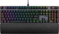 ASUS ROG Strix Scope II Gaming Keyboard, pre-lubed ROG NX Snow Linear Mechanical switches, Sound-dampening Foam, PBT doubleshot keycaps, Streaming hotkeys, Multi-Function Controls, Wrist Rest