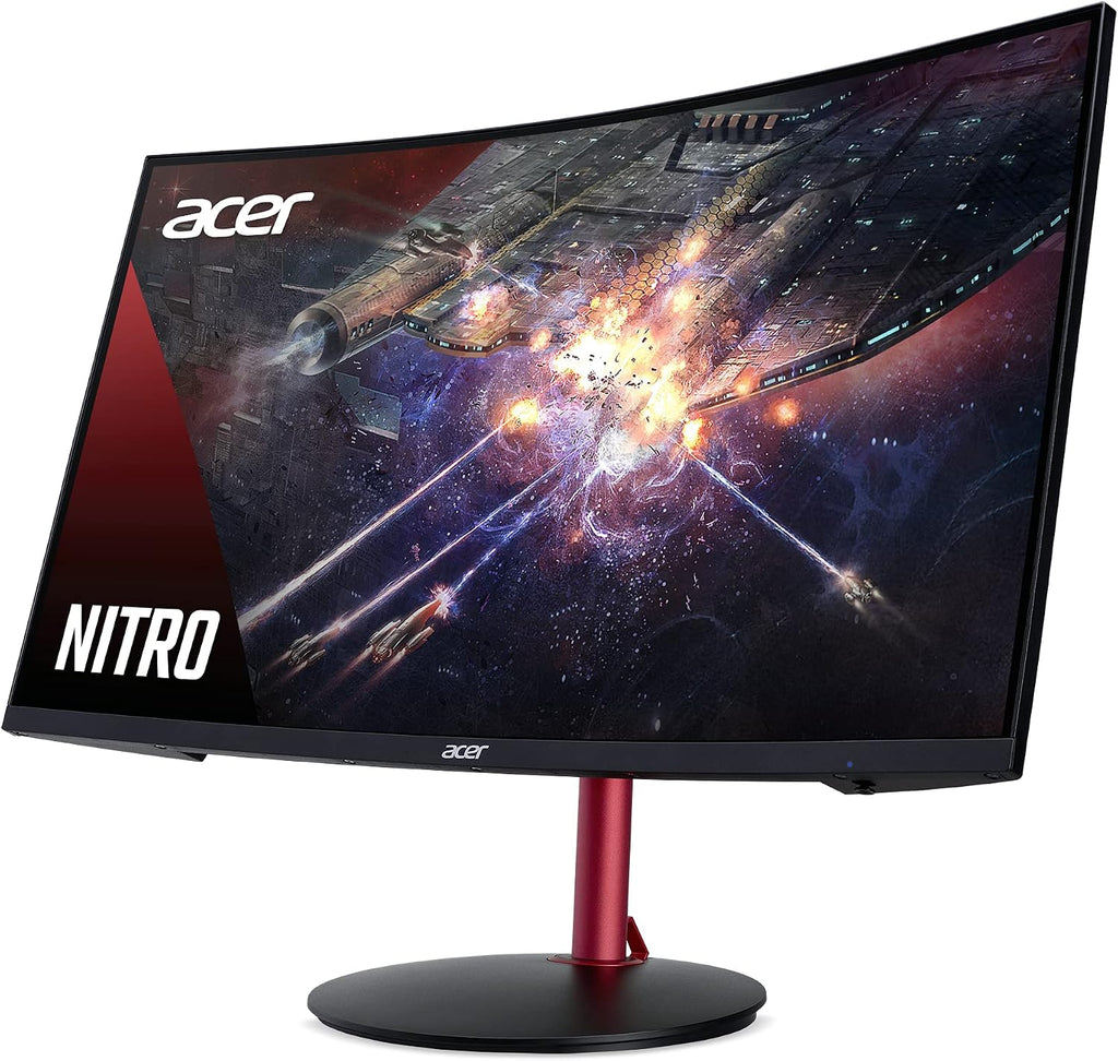 acer Nitro XZ272U Pbmiiphx 27' 1500R Curved Zero-Frame WQHD (2560 x 1440) Gaming Monitor | AMD FreeSync | Up to 165Hz | 4ms (G to G) | HDR 400 | 95% sRGB (1 x Display Port & 2 x HDMI 2.0 Ports)