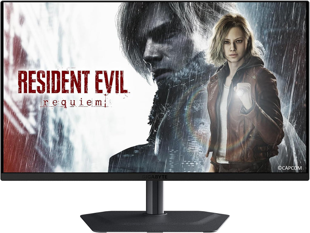 GIGABYTE - MO27Q2A - 27' QD-OLED Gaming Monitor - QHD 2560x1440-280Hz - 0.03ms GTG - AMD FreeSync Premium Pro, G-SYNC Compatible - Type-C KVM - HDMI, DP, Type-C - Height and Tilt Adjustable - Black
