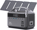 DARAN 192Wh Solar Generator with Solar Panel Included Portable Power Station 300W LFP Battery & AC Outlets 110V/ 600W Surge, Power Bank Fast Charging for Camping/Home/Power Outage/Hurricane Emergency