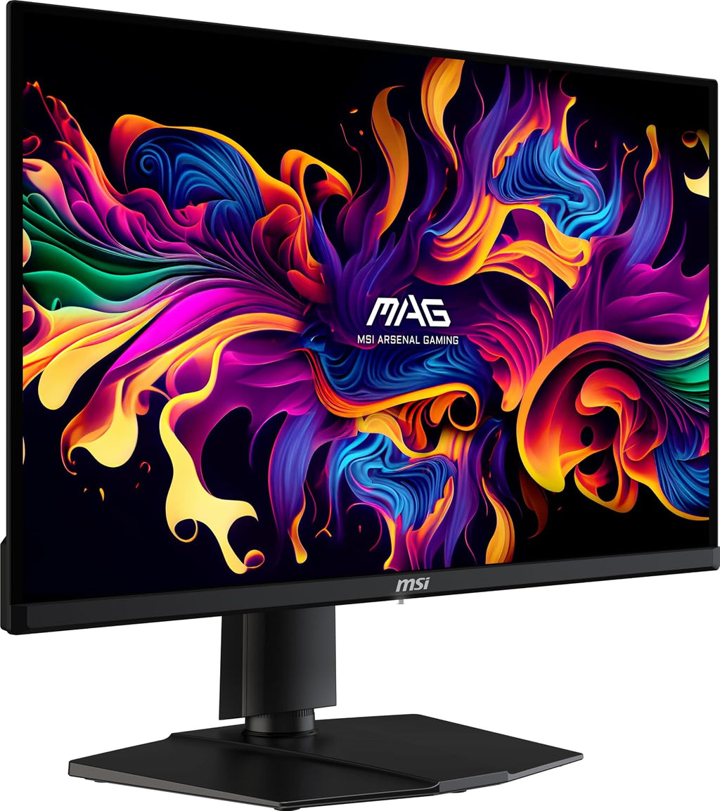 msi MAG 271QPX QD-OLED E2 27-inch 2K Gaming Monitor, 2560 x 1440 (QHD), 0.03ms Response Time, 240Hz, True Black HDR 400, HDMI, DP Port, Tilt and Height Adjustable