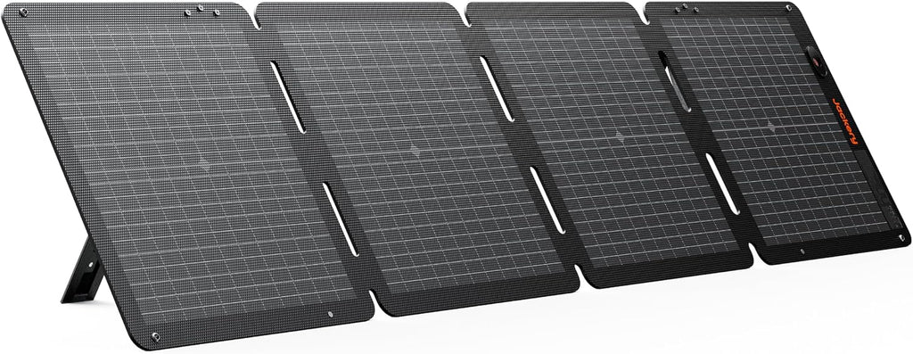 Jackery SolarSaga 100W Air Solar Panel, 23% Conversion Efficiency Bifacial Panels, IP65 Waterproof, Foldable and Portable Solar Charger for Power Stations, RVs, Camping, Off-Grid Life, and PV Charging