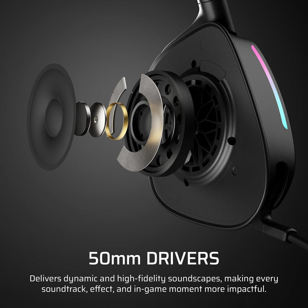Corsair Void v2 MAX Wireless Gaming Headset for PC, PS5, PS4, Switch, Mobile - Simultaneous 2.4GHz+Bluetooth, Dolby Atmos, Sonarworks SoundID, 70Hr Battery, Fast Charging, Clear Microphone - Carbon
