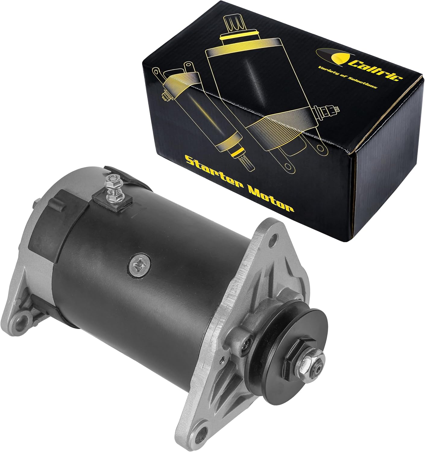 Caltric Starter Generator Compatible with Club Car 1018294-01 101829401 IAT TMC001B0011 Mando M063686
