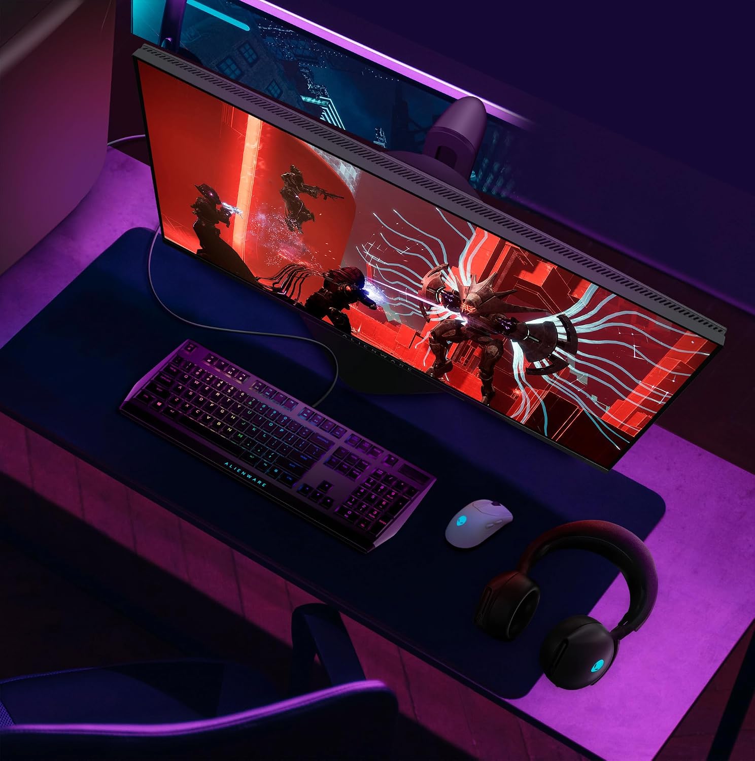 Alienware AW2524H Gaming Monitor - 24.5-inch 480Hz 1ms IPS Anti-Glare Display, HDMI/DP/USB, Height/Tilt/Swivel/Pivot Adjustable, Dell Services - Dark Side of The Moon, Black