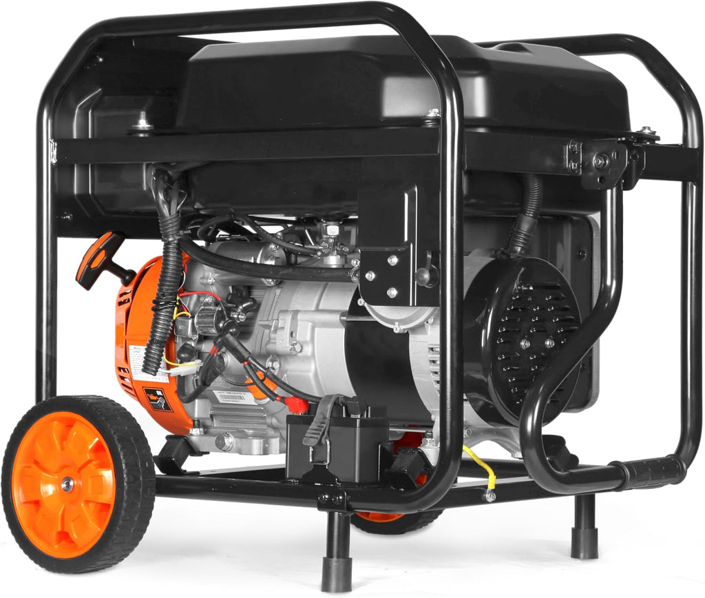 WEN 8000-Watt 120V/240V Dual Fuel Portable Generator, Electric Start, 340cc, Transfer-Switch and RV-Ready with CO Watchdog (DF8000X)