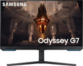SAMSUNG 28' Odyssey G70B Series 4K UHD Gaming Monitor, IPS Panel, 144Hz, 1ms, HDR 400, G-Sync and FreeSync Premium Pro Compatible, Ultrawide Game View, LS28BG702ENXGO, Black