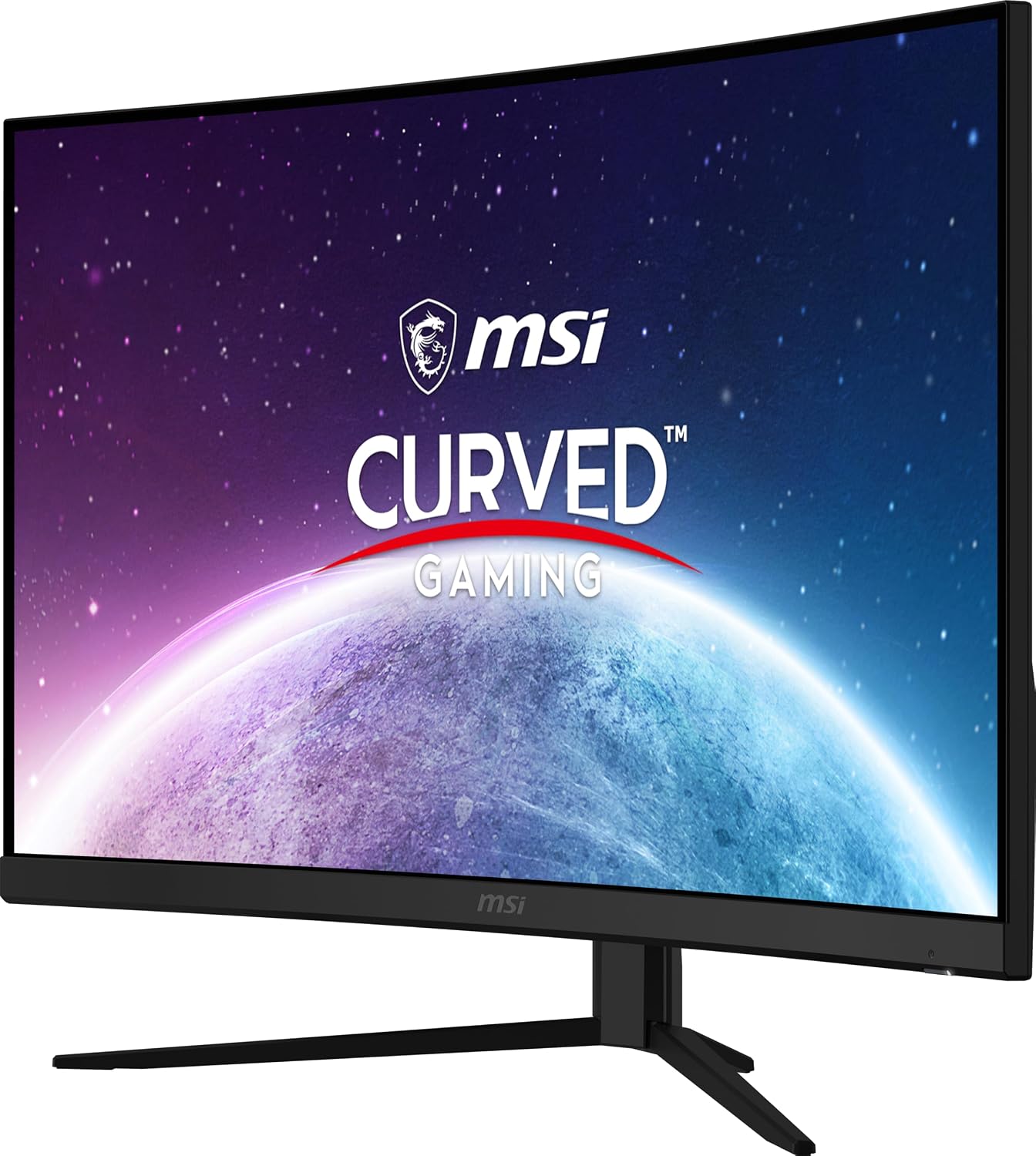 msi G32C4X, 32' Gaming Monitor, 1920 x 1080 (FHD) Curved Gaming Monitor, 1 ms, 250Hz, FreeSync, 1500R, HDMI, DisplayPort, Tilt Adjustable.